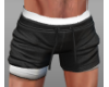 R - Black Punch Shorts