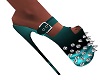 kl teal and blk spikes