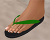 Green Flip Flops 2 (F)