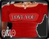 QMQ LOVE YOU RED TOP