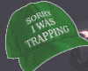 Trap green hat