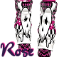 Pink Skull Boots