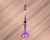 Animated Purple Candle