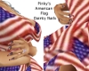 Amercn Flag Dainty Nails