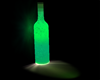 bottle lamp green