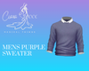 Mens Purple Sweater