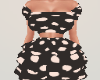 SC mini dress polka blck
