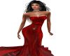 ELORA RED HOLIDAY GOWN