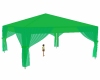 Blue Green Canopy Tent
