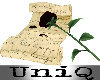 UniQ Red Rose Letter