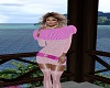Iris Pink Dress&Stocking