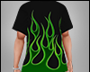 K - Green Flame Shirt