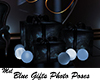 Blue Gifts Photo Poses