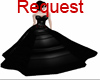 Goth wedding black dress