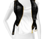 White top leatherjacket