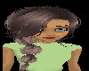brown ponytail hair