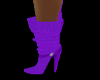 Purple Half Boots