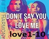 don't say you love me