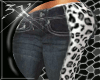 3X Leopard Prnt Jeans BM