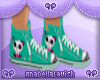 *B*kids panda teal shoes