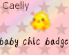 Baby chic badge!