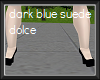 dark blue suede dolce