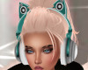 PcF Teal Headphones