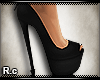 R.c| Lovely Black Heels