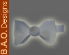 BAO Silver Bow Tie
