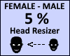 Head Scaler 5%