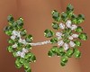 [Gel]Peridot flowersx2