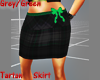 Grey/Green Tartan Skirt