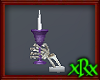 Skeleton Candle Purple 2