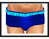 {G} Blue Studded Shorts