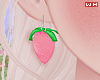 w. Strawberry Earrings 1
