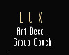 ! Lux Art Deco Couch
