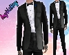 Tuxedo with Blue Rose