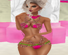 (bathing suit ) Pink Ivy