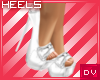 ~DV~Diamond Heels White