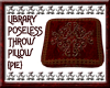 {Pie}Library Pillow -Red