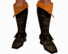 Orange Topped Boots