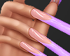 $ Lilac French Nails