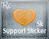 lRil 5k Support Sticker