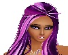 Rave hair purple pink