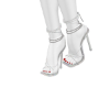 Shiny White Heels
