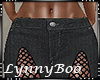 *Justine Blk Pink Pants