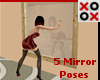 Wall Mirror with Poses