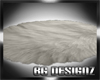 [BGD]Round Fur Rug-Gray