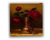 Brown Rose Vase 1
