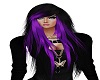Black & Purple Hair